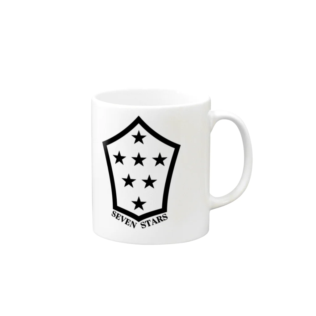 STRAYLIGHT SUZURI PXのSEVEN STARS Mug :right side of the handle