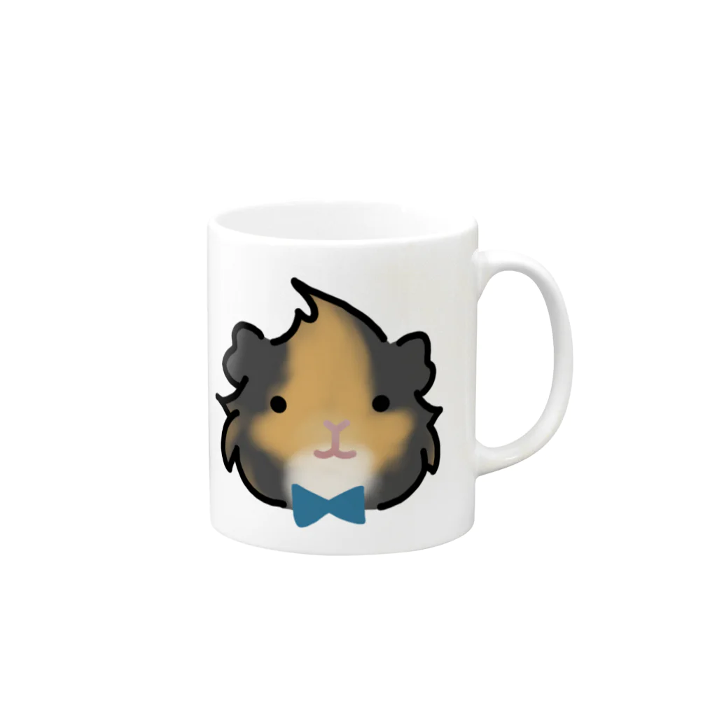 Mofruのうちのモルちゃんがモデルです Mug :right side of the handle