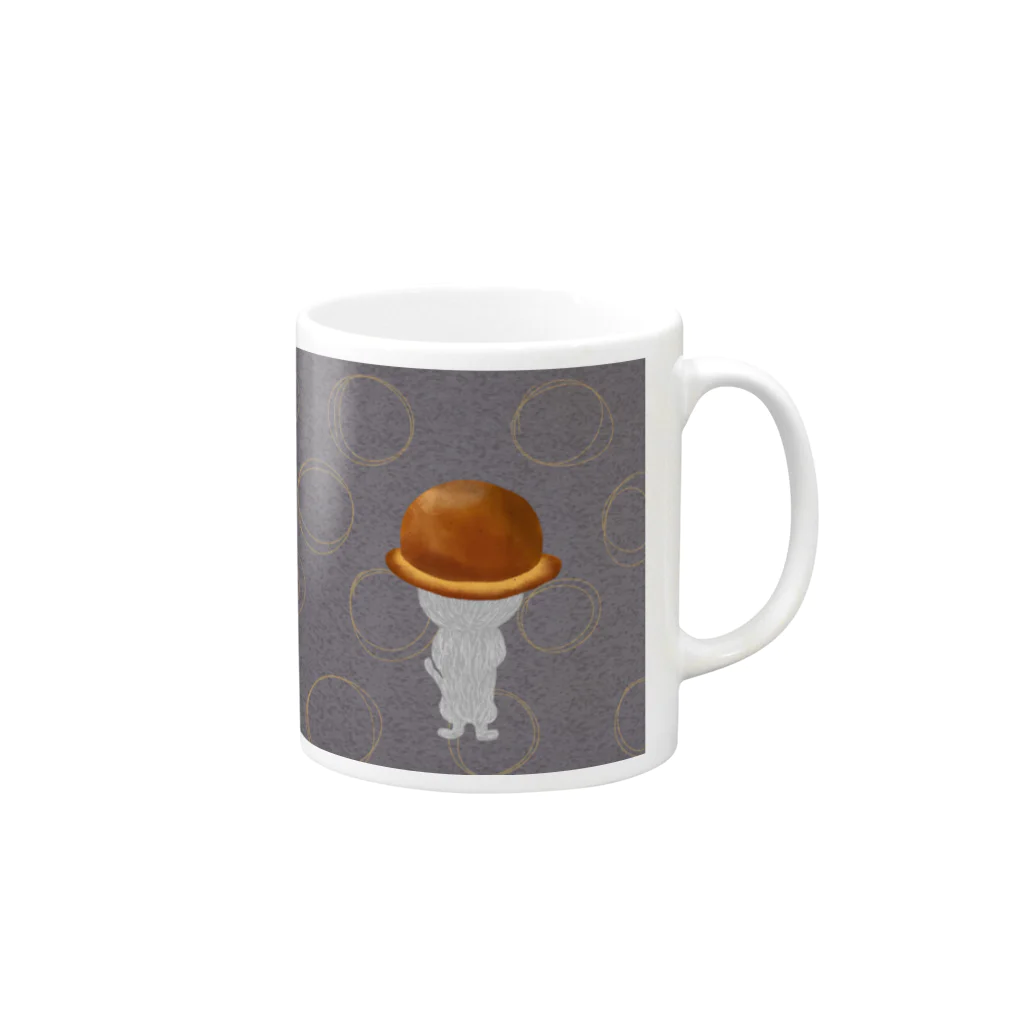 mifのスイートブールねこ Mug :right side of the handle