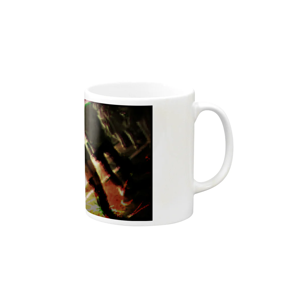 バロＳＨＯＰ！！の人 Mug :right side of the handle