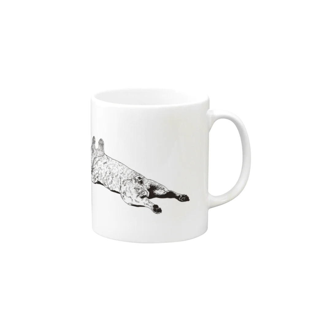 noe_to_meg (ノエとめぐ)のノンストレスなフレブル Mug :right side of the handle