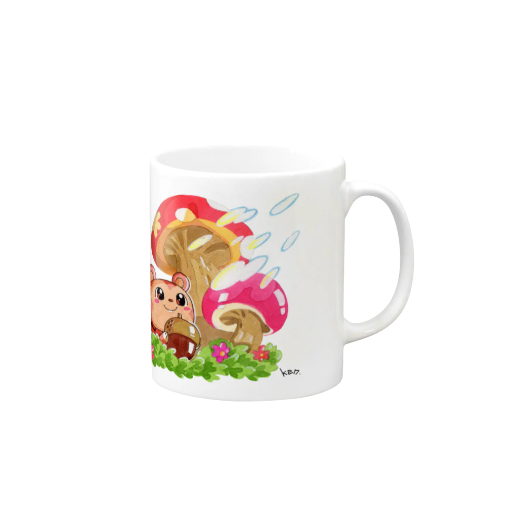 ColorWink Storeのルーティ Mug :right side of the handle