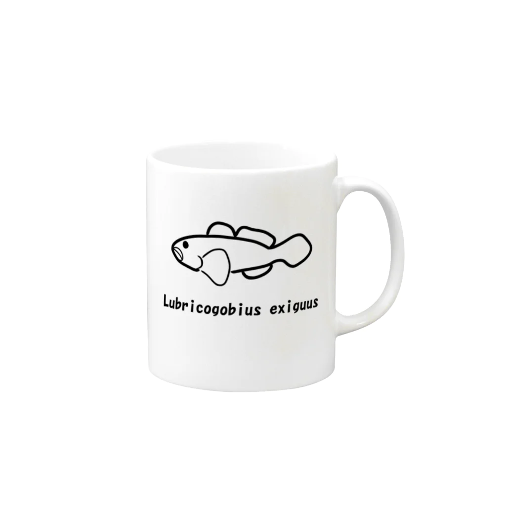 アジマル雑貨店のミジンベニハゼ Mug :right side of the handle