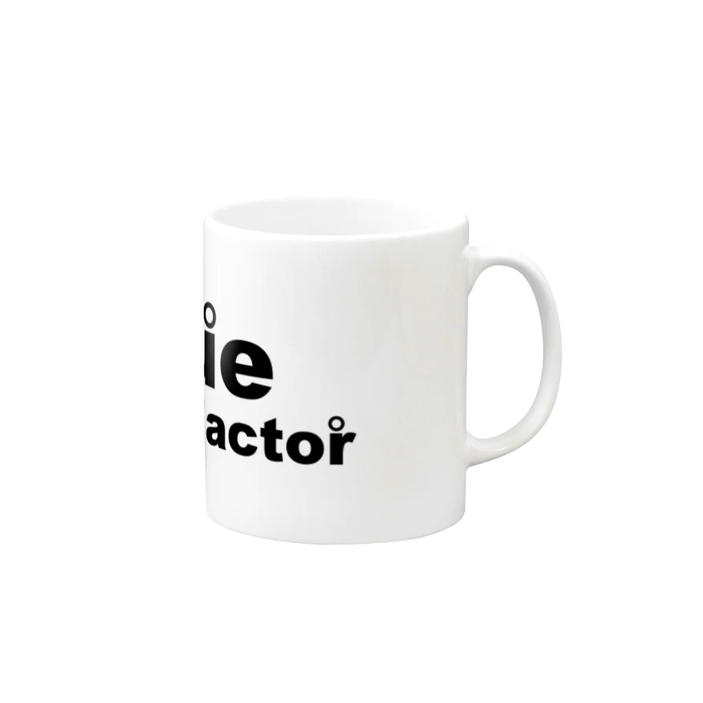 Unique Factorのunique factor Mug :right side of the handle