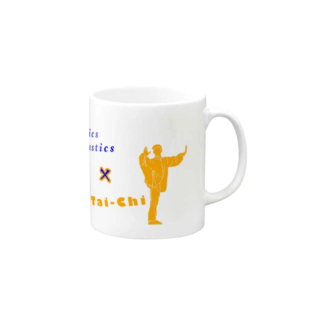 たいトレの体操×太極拳 Mug :right side of the handle