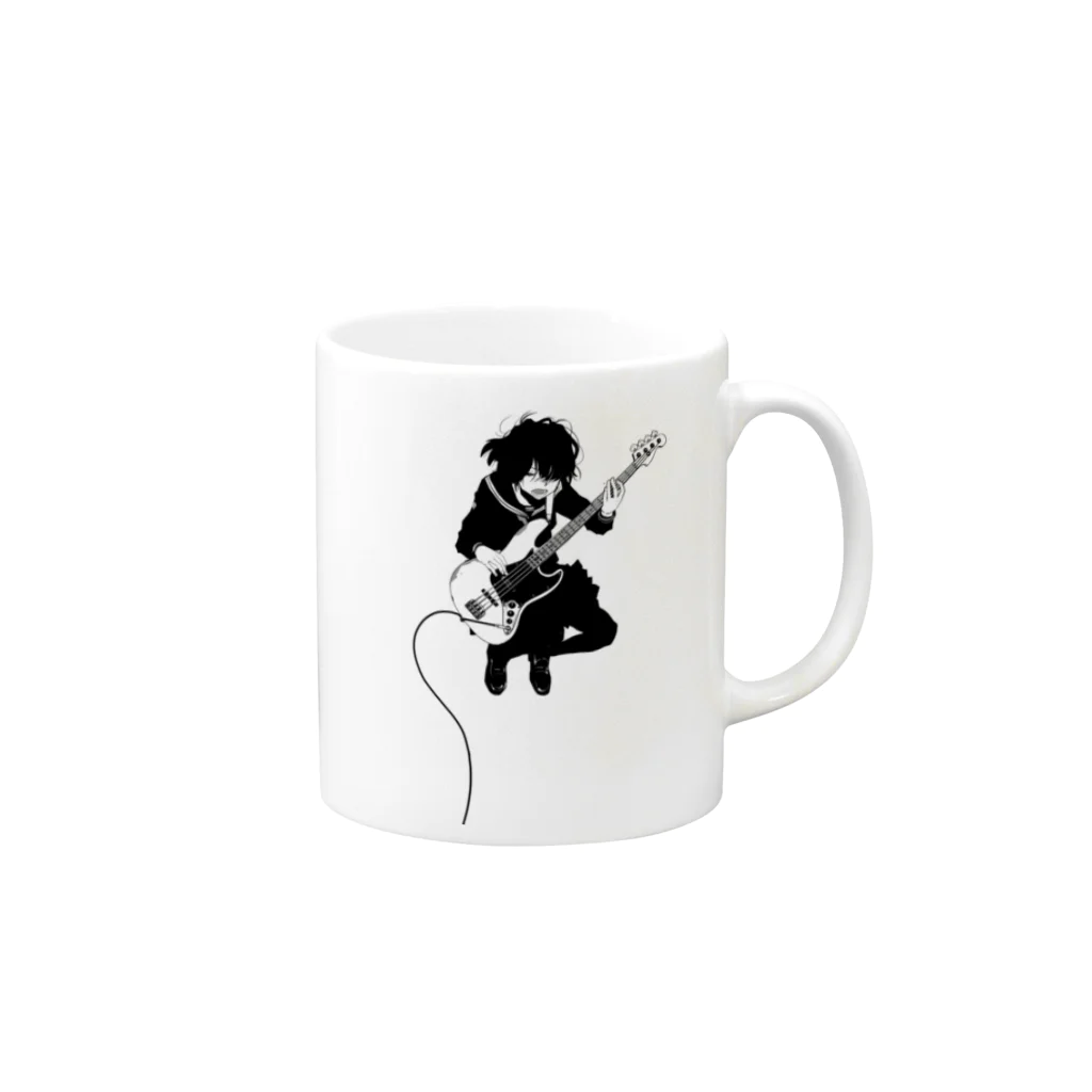 勉強堂本舗SUZURIのJUMP! Mug :right side of the handle