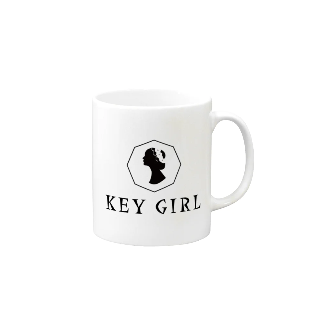 KEYGIRL.officialshopのkeygirl マグカップの取っ手の右面