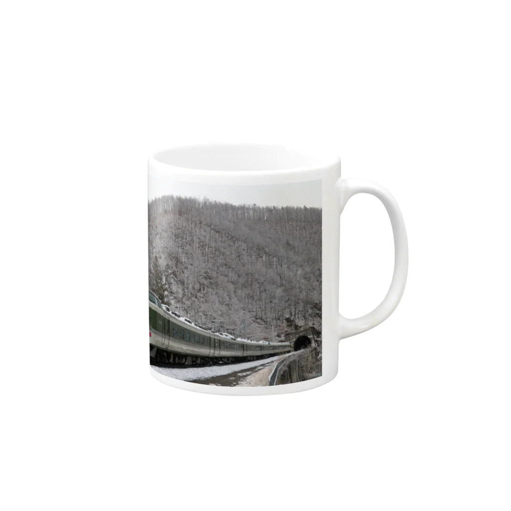 あそびーずのおはようライナー Mug :right side of the handle