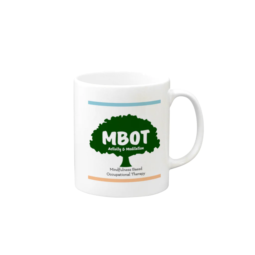 MBOT公式グッズのMBOT公式グッズ（空と大地バージョン） Mug :right side of the handle