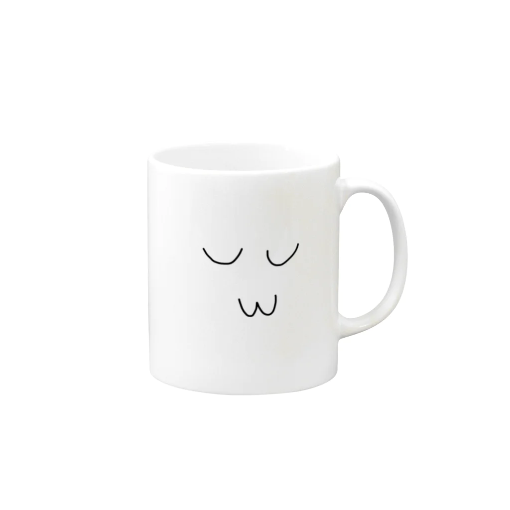 ちんあなごのおやすみくん Mug :right side of the handle