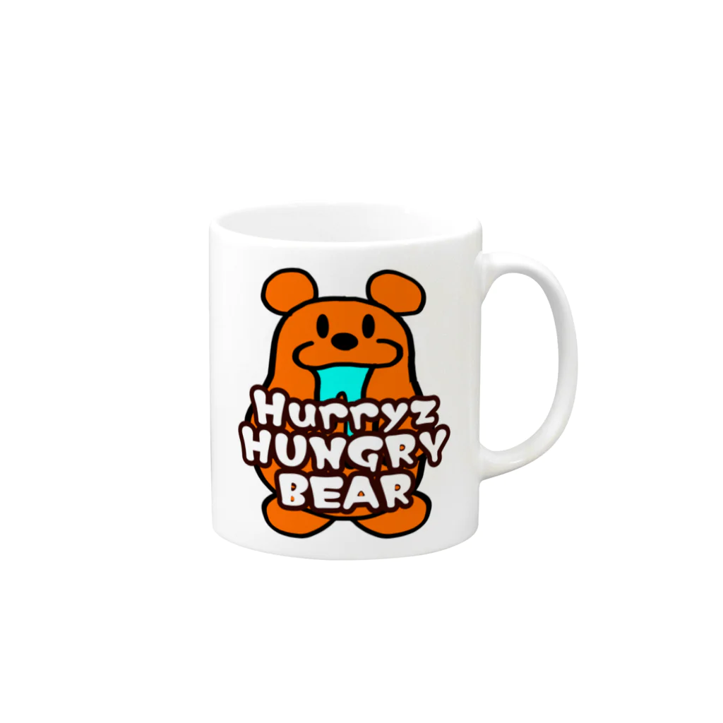 Hurryz HUNGRY BEARのHurryz HUNGRY BEAR シリーズ Mug :right side of the handle