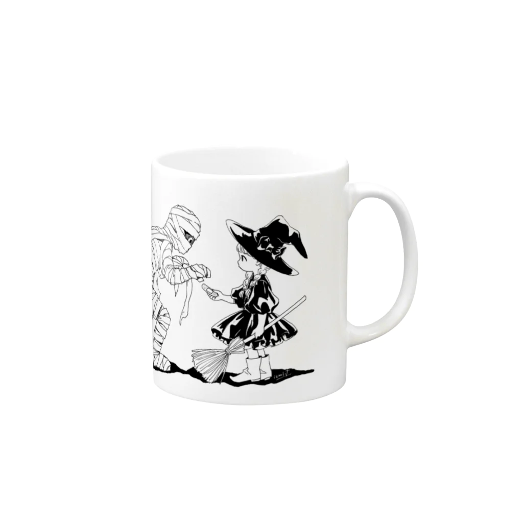 トヨダイズミのやさしい魔女 Mug :right side of the handle