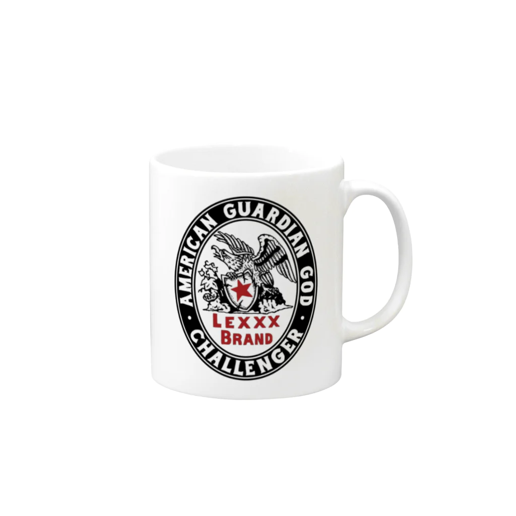 LEXXXのAmerican GOD Mug :right side of the handle