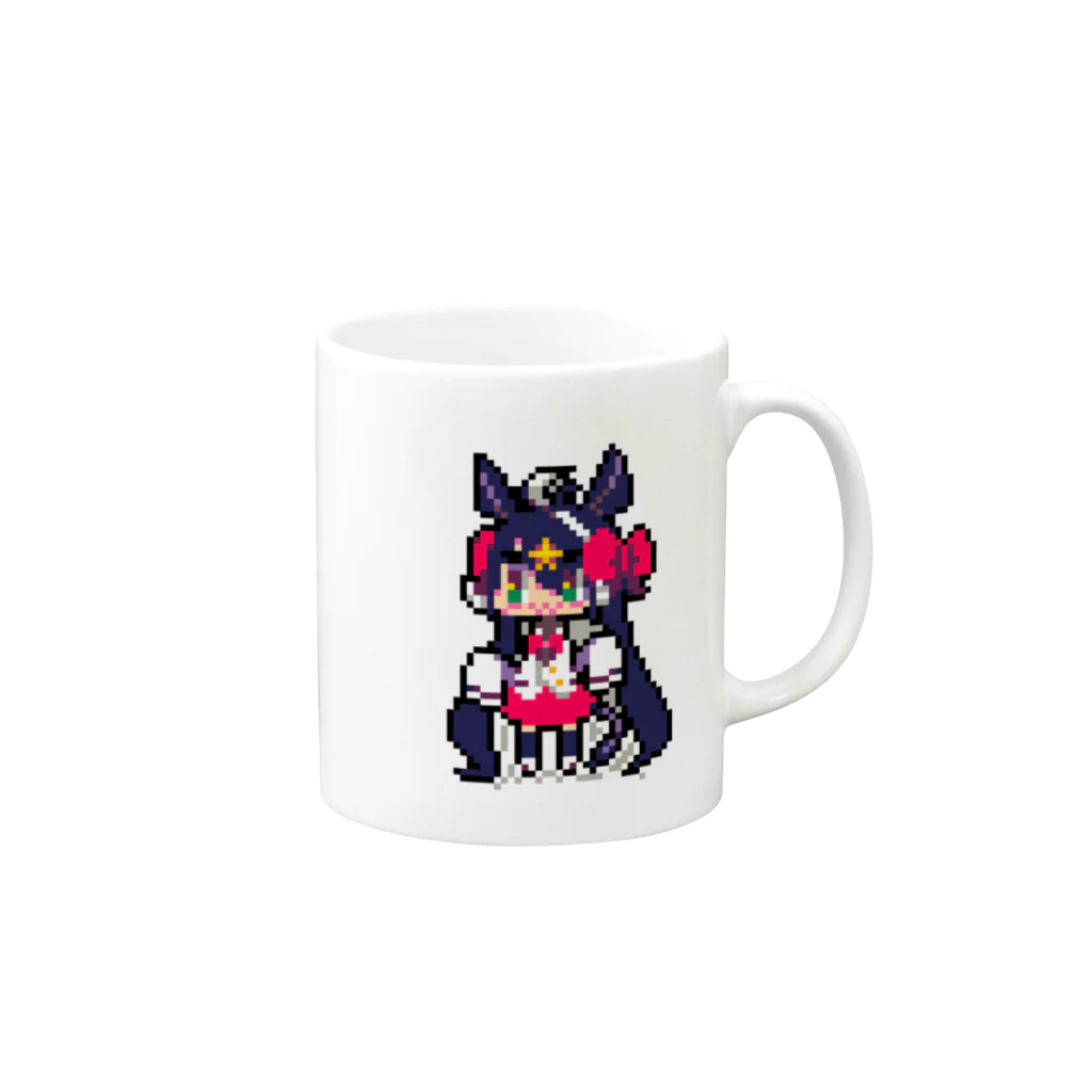 ピクセル食堂さいとうのズモドットグッズその2 Mug :right side of the handle