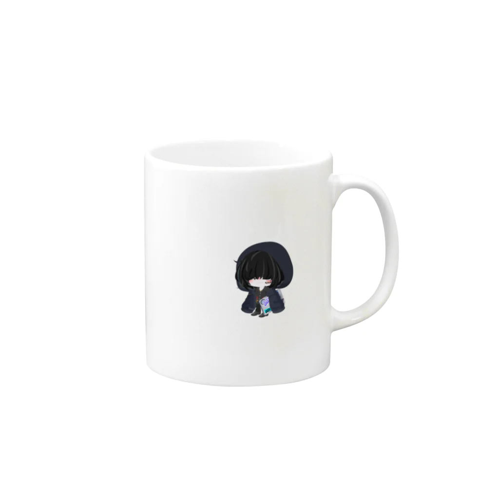 あいちゃ？の根暗くん1 Mug :right side of the handle