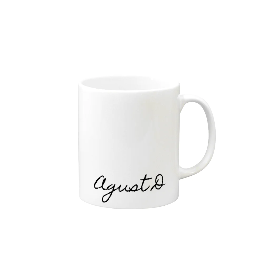 sayaaarmyのアガスト Mug :right side of the handle