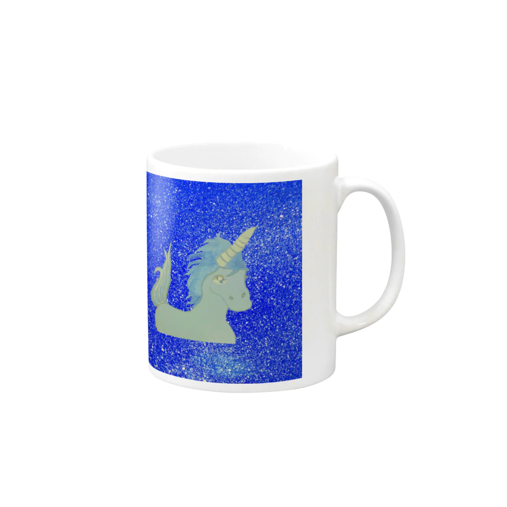 °+nono+°のユニコーングッズ Mug :right side of the handle