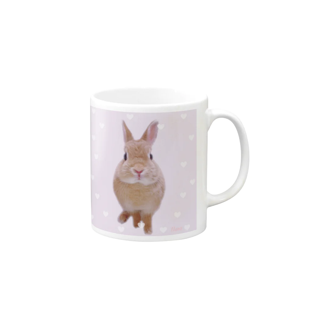 Happy_RabbitのLovely Hana シリーズ Mug :right side of the handle