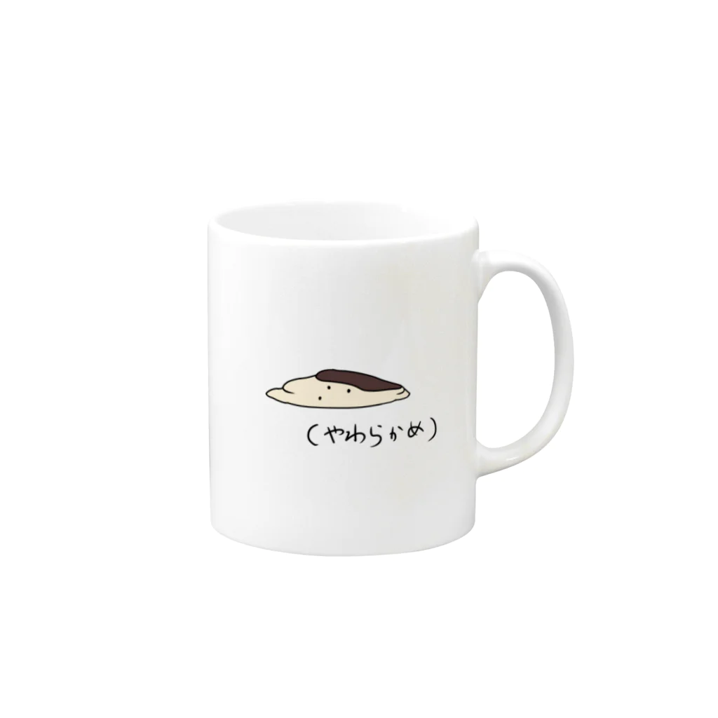 すぷらのプリン（やわらかめ） Mug :right side of the handle