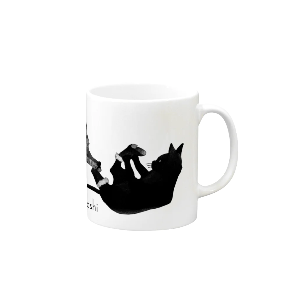 Junko Ogoshi original goodsのブーツは苦手 take off boots Mug :right side of the handle