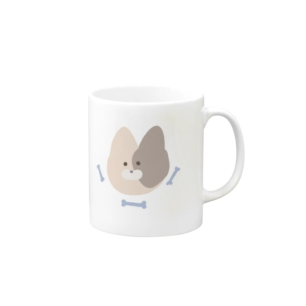 ひりきのなんかいぬ Mug :right side of the handle