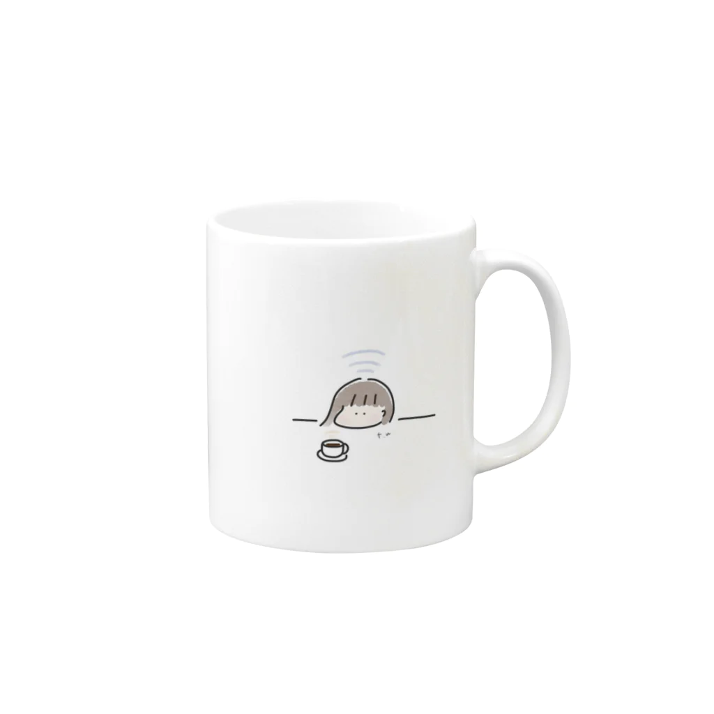 ながいくみこののんびりいこうよ Mug :right side of the handle