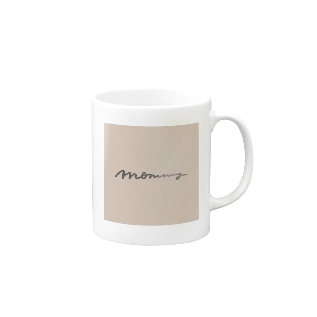 I E Nの●Familyグッズ“mommy”(母)   Mug :right side of the handle