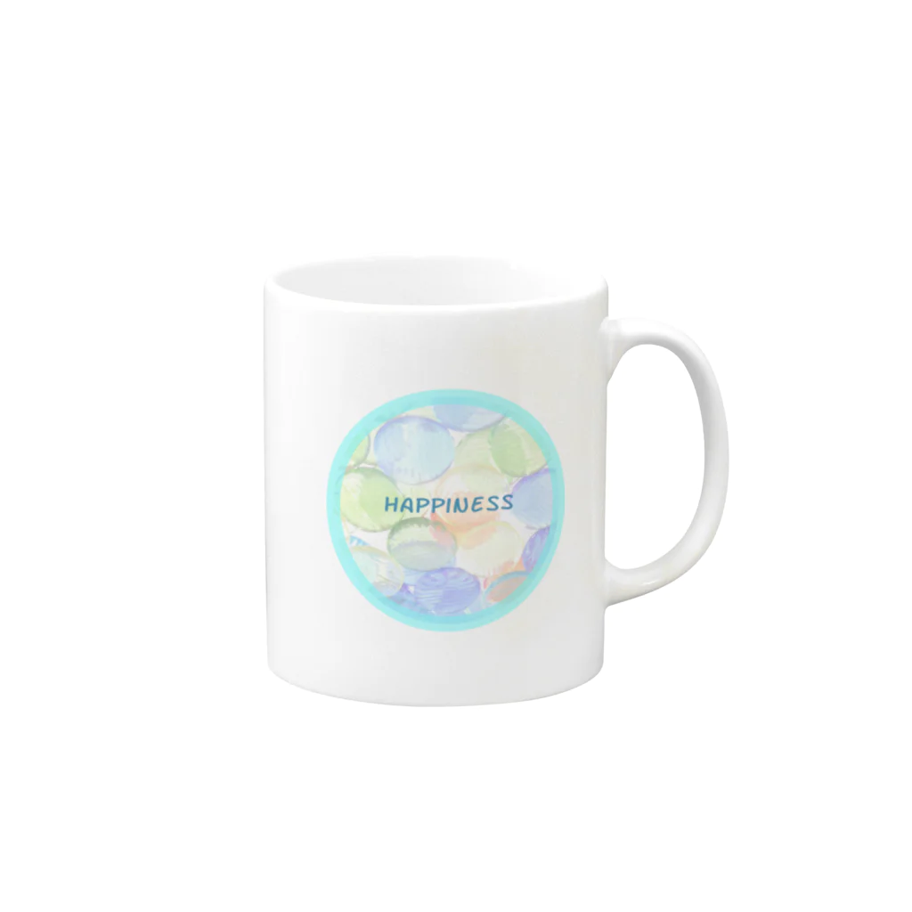 kozu_cafeの(お)はじける幸せ Mug :right side of the handle