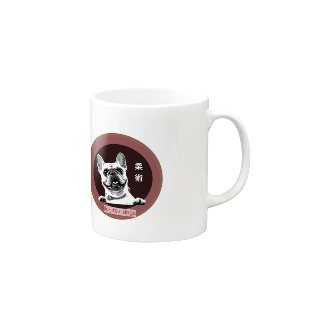 jiu_jitsu_dogssの柔術 Dogss Mug :right side of the handle