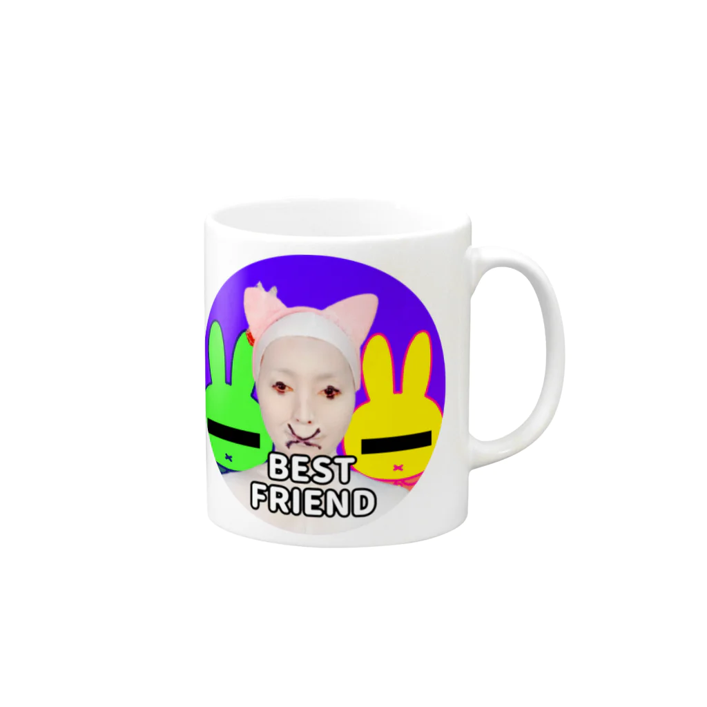 HIIRUKOのミッヒー Mug :right side of the handle