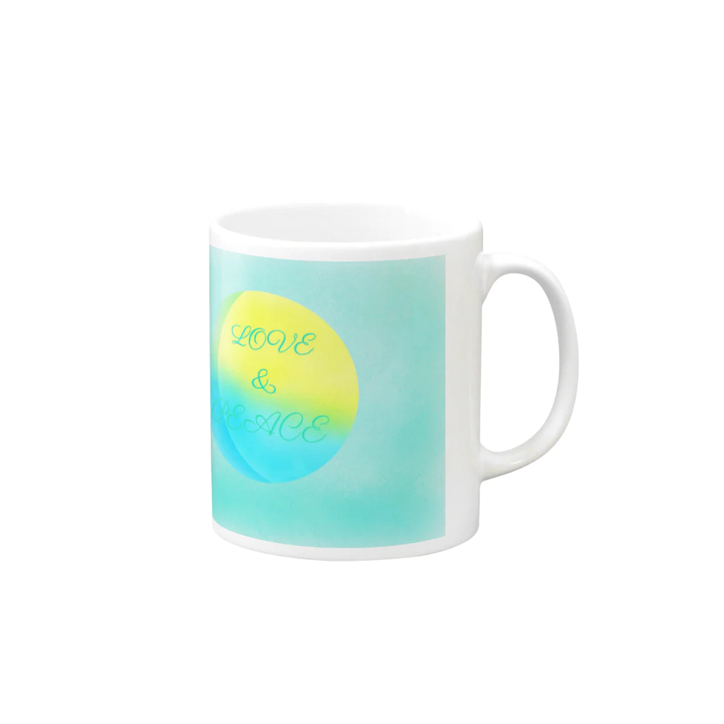 ONLINE SHOP High Score.のMOON Mug :right side of the handle