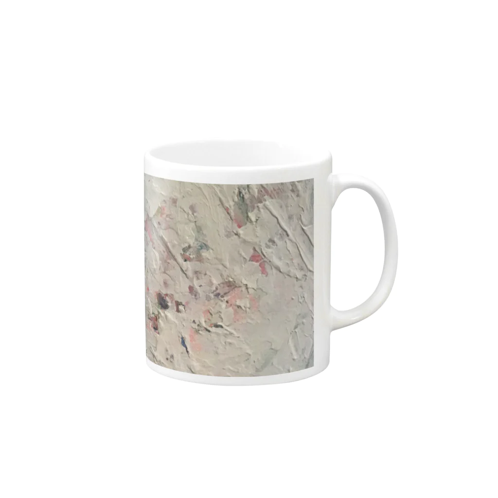 後藤智美グッズショップの『さくらハイボールが飲みたい②』 Mug :right side of the handle