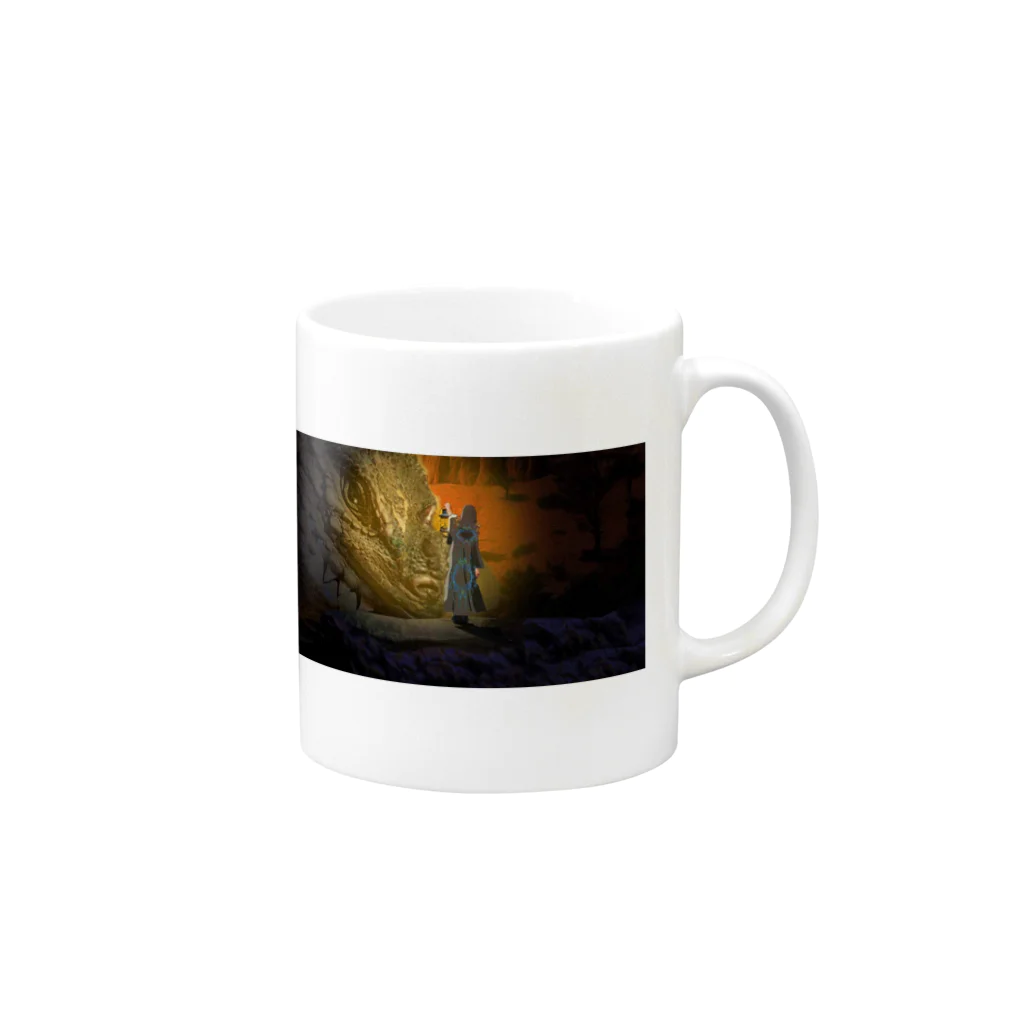 ユナイテッドダイナソーズのUNiTED DiNOSAURS Mug :right side of the handle