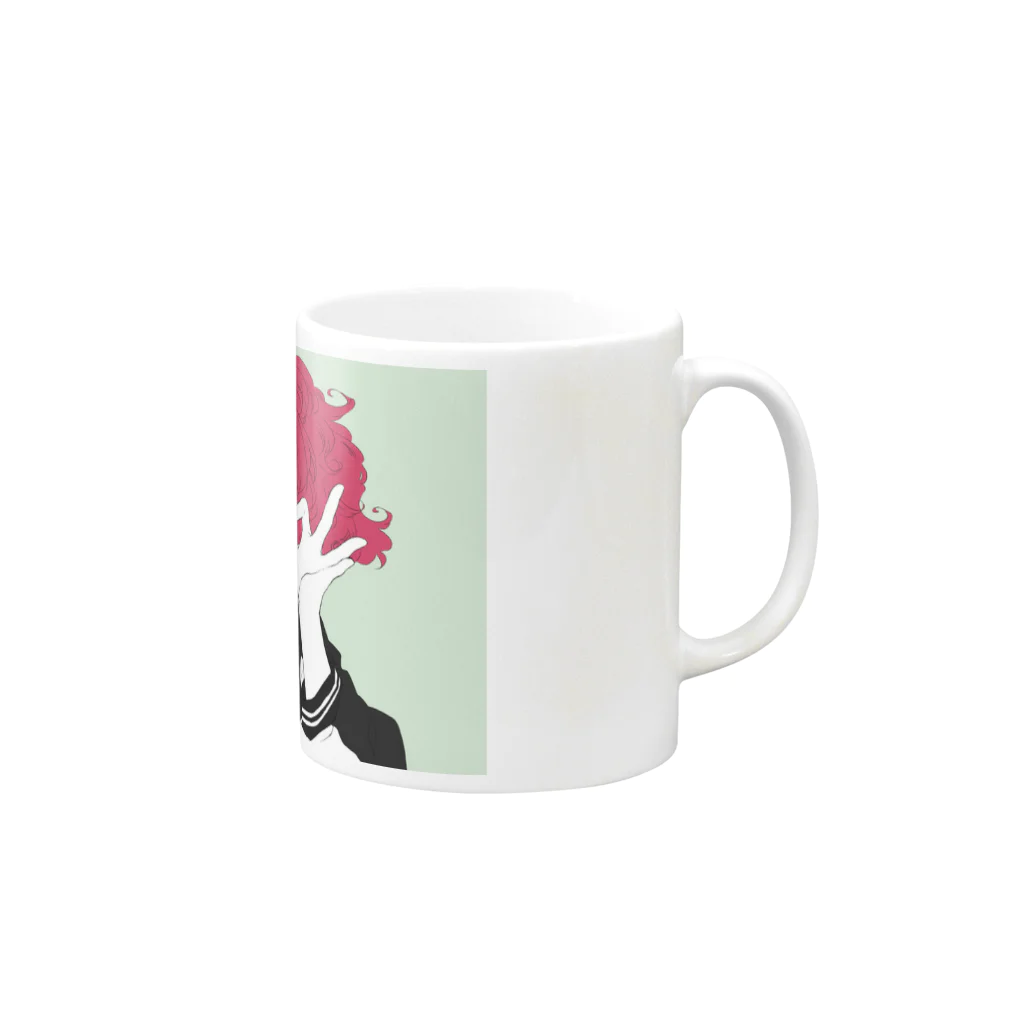 餡光堂の♥少女 Mug :right side of the handle