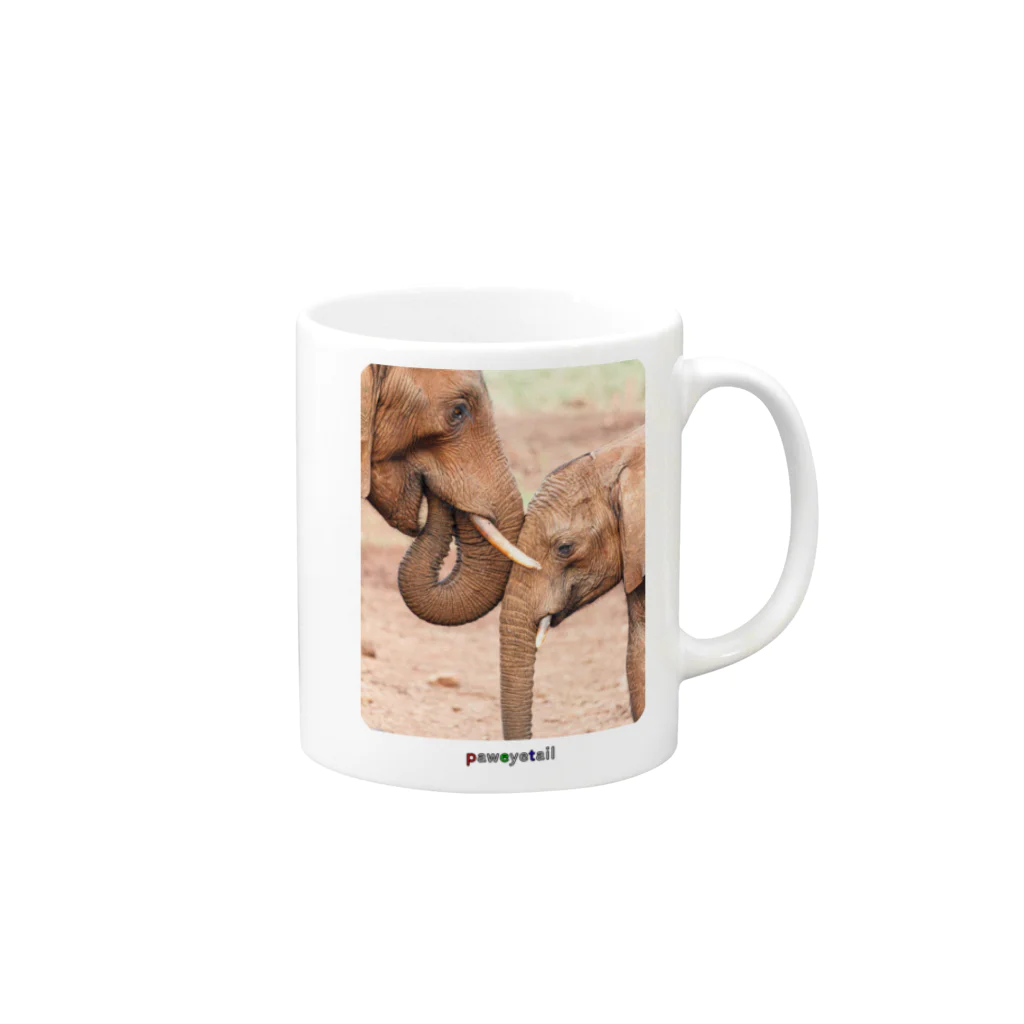 paweyetailのlove - link - life Mug :right side of the handle