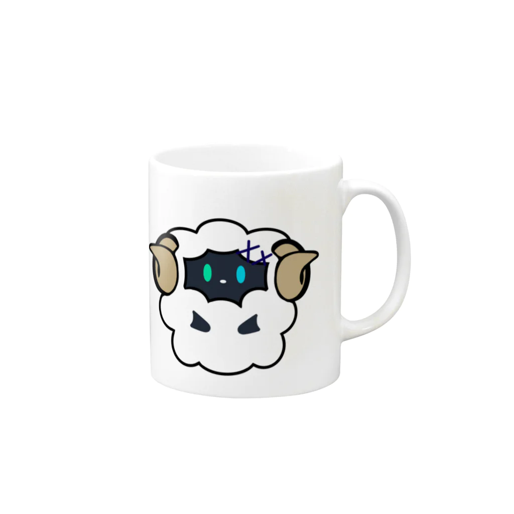 ノ〇のシュップン　マグカップ Mug :right side of the handle