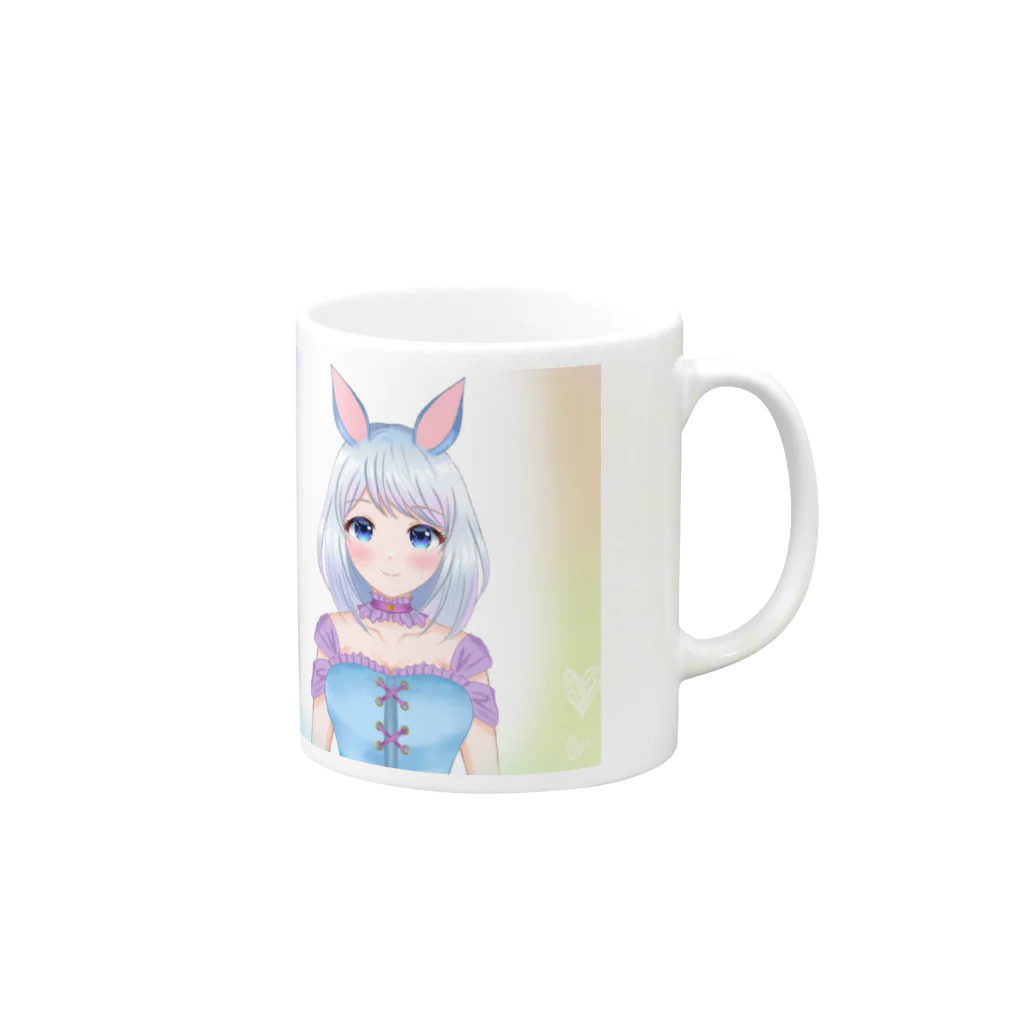 らみぃV_Liverのらみぃ♥だお♥ Mug :right side of the handle