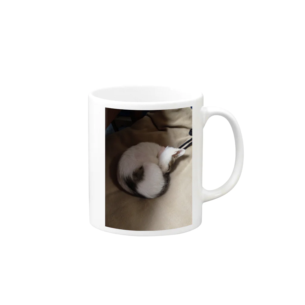 machiawaseの猫 Mug :right side of the handle