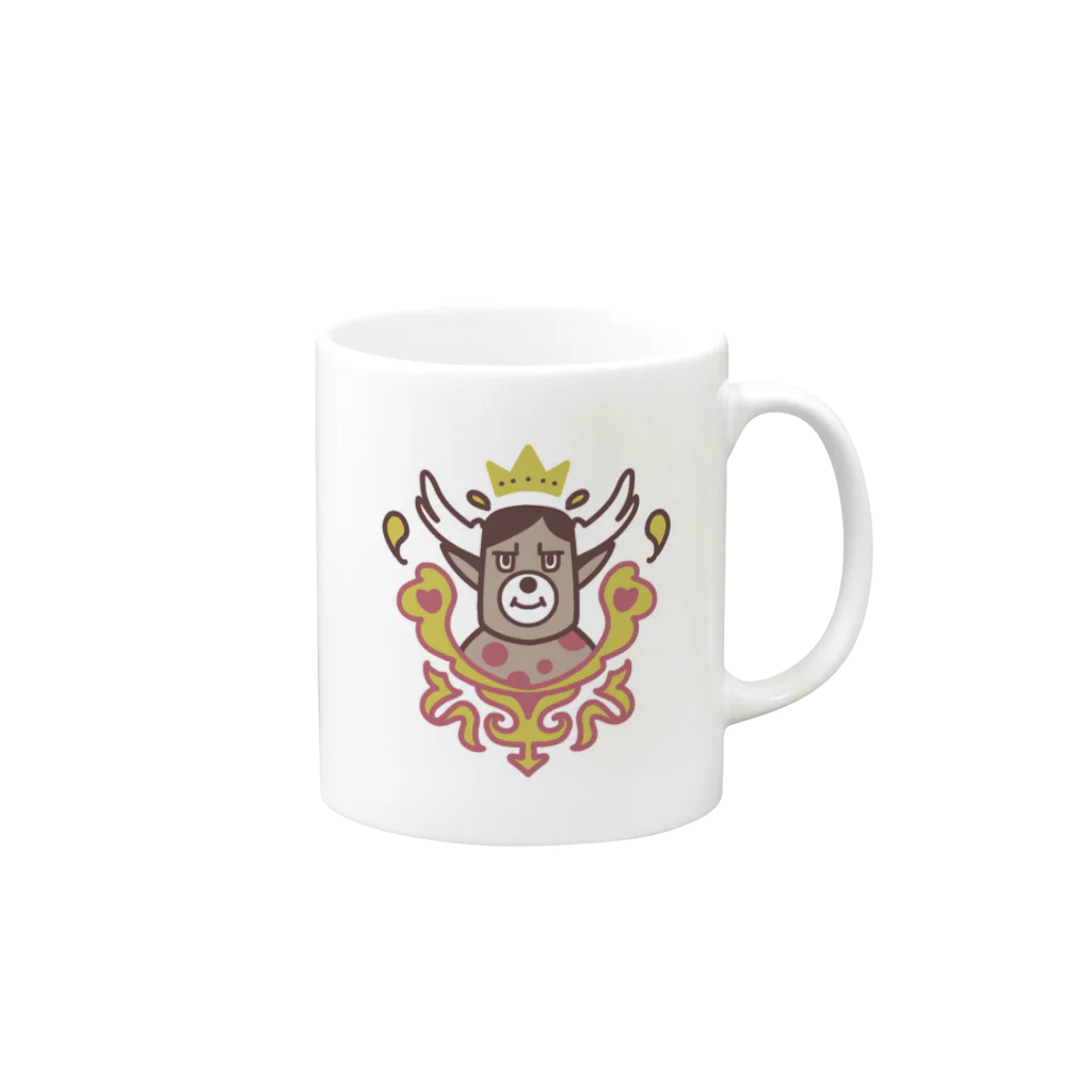 ぽいんとすのBack To Buck Mug :right side of the handle