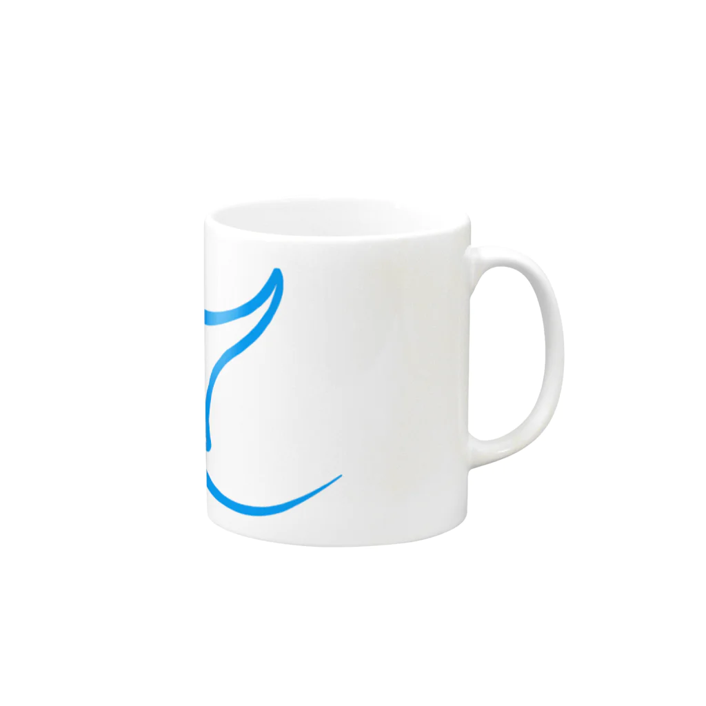 羽生 楪のいとまきえい Mug :right side of the handle