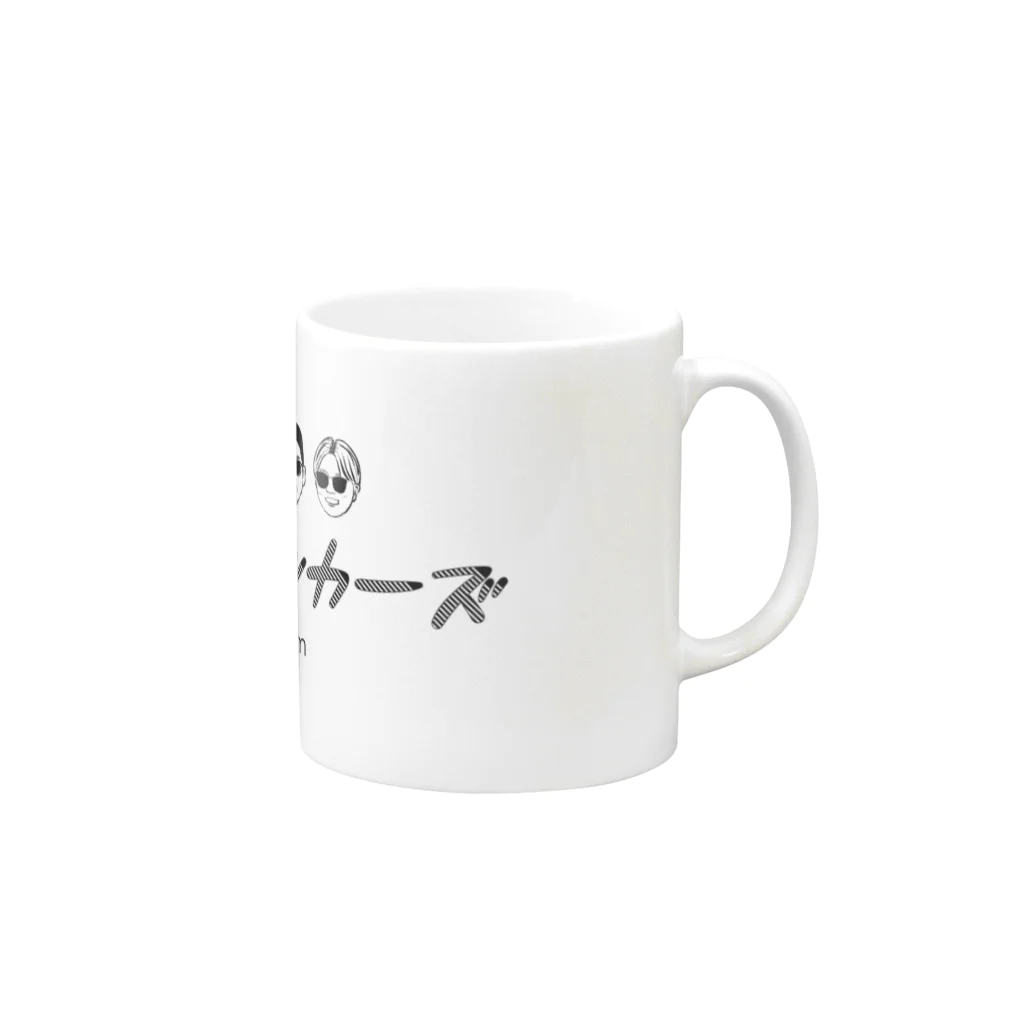 molmolmolkkysのモルッカーズ-BK Mug :right side of the handle