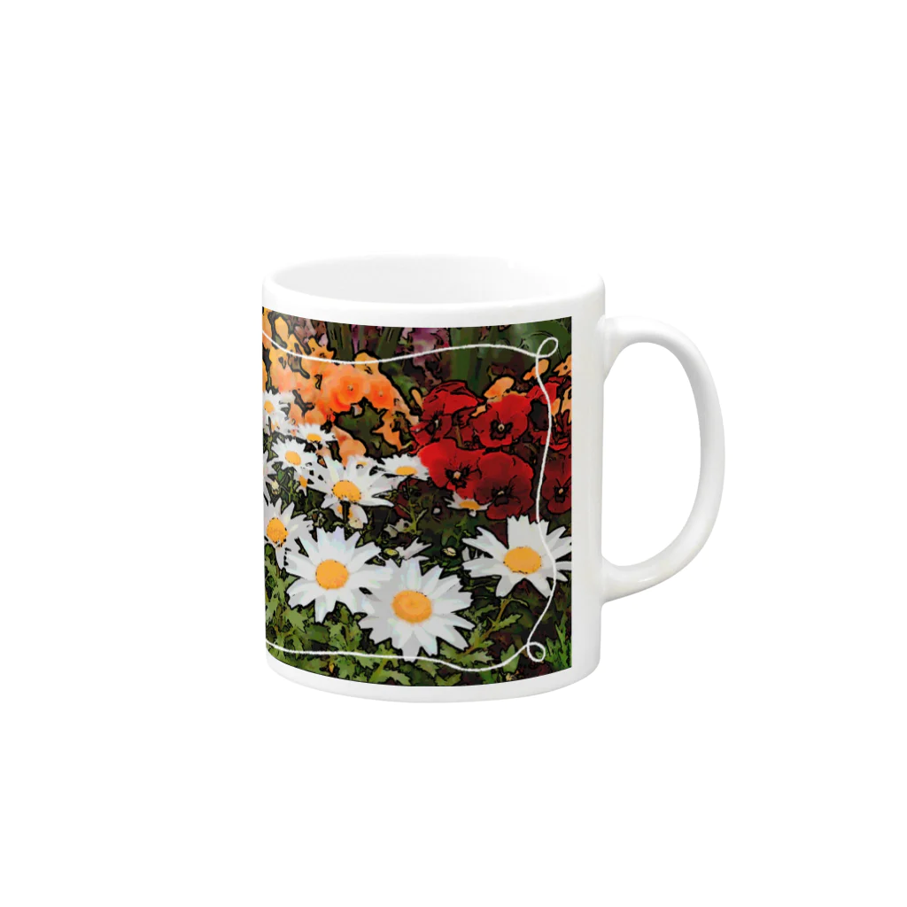 ⚜️Lily⚜️のFlower Garden Mug :right side of the handle