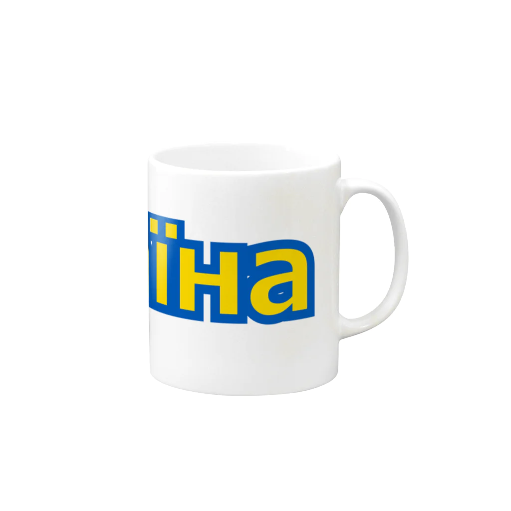 サトオのУкраїна・ウクライナ　ウクライナ語 マグカップの取っ手の右面