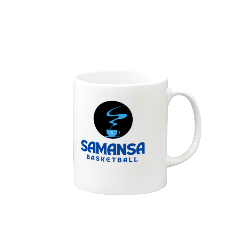 SAMANSA officialのSAMANSA　オリジナルグッズ Mug :right side of the handle