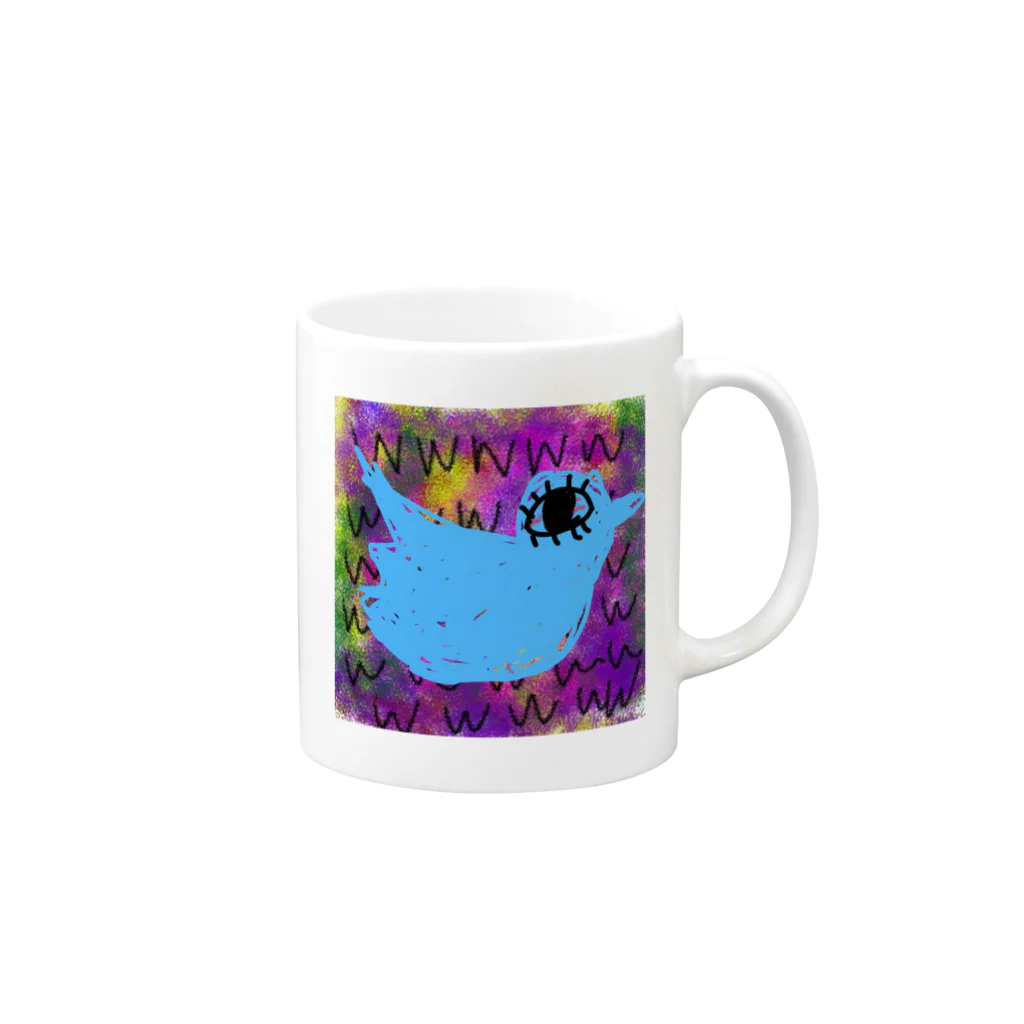 バクネギのTwitter Mug :right side of the handle