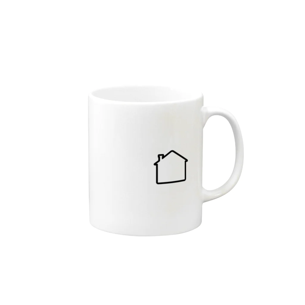 せれな しえるの部屋のバレない在宅オタクグッズ(黒) Mug :right side of the handle