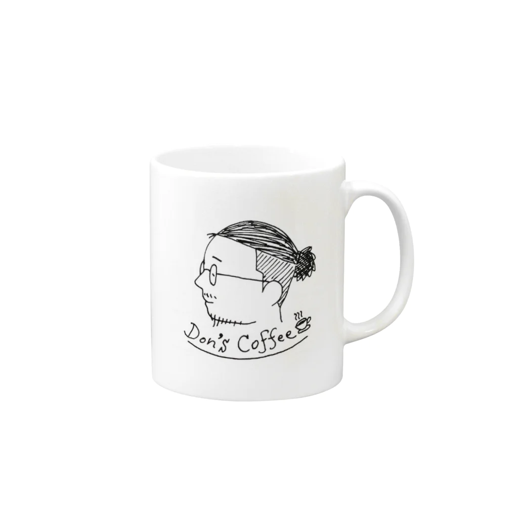 HaNaDoNのDon's Coffee Mug :right side of the handle