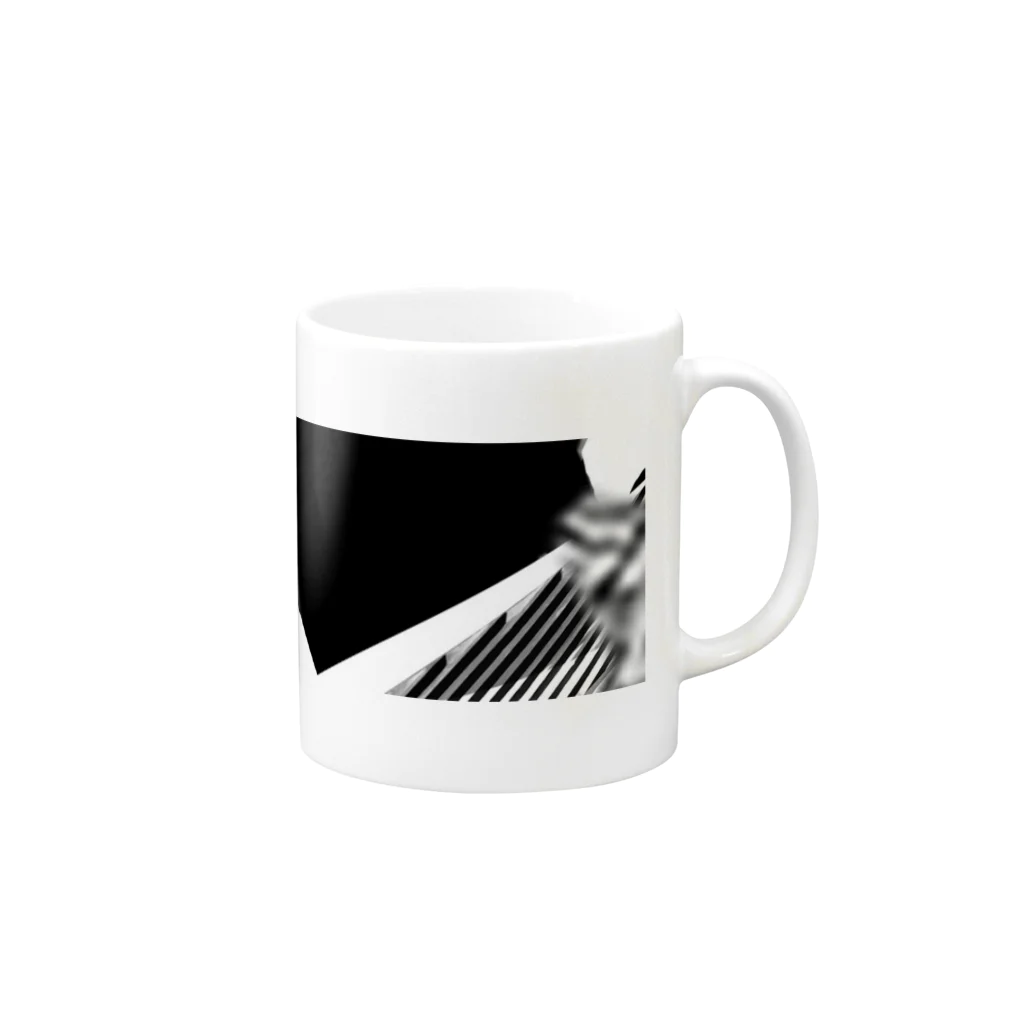 Roberto da Costaのblack flore Mug :right side of the handle