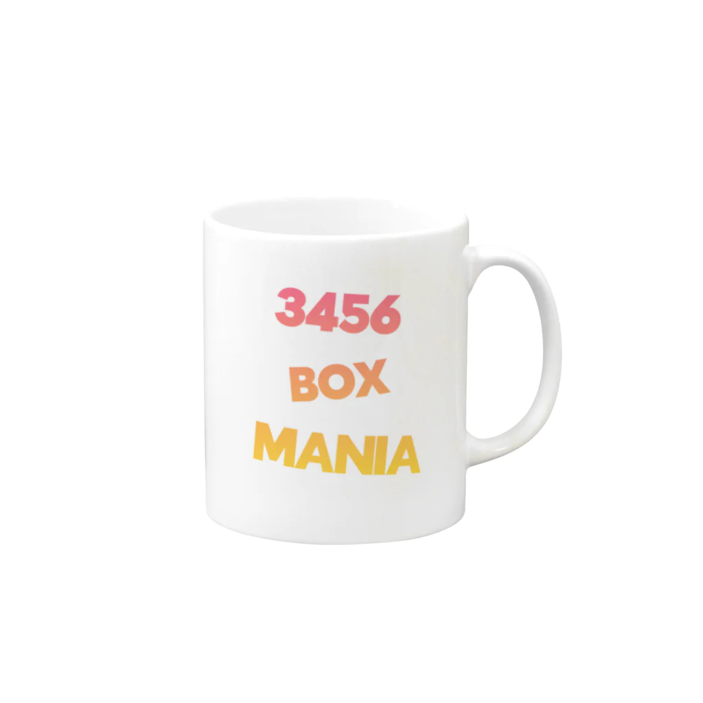 Maniac Number のManiac 3456Box Mug :right side of the handle