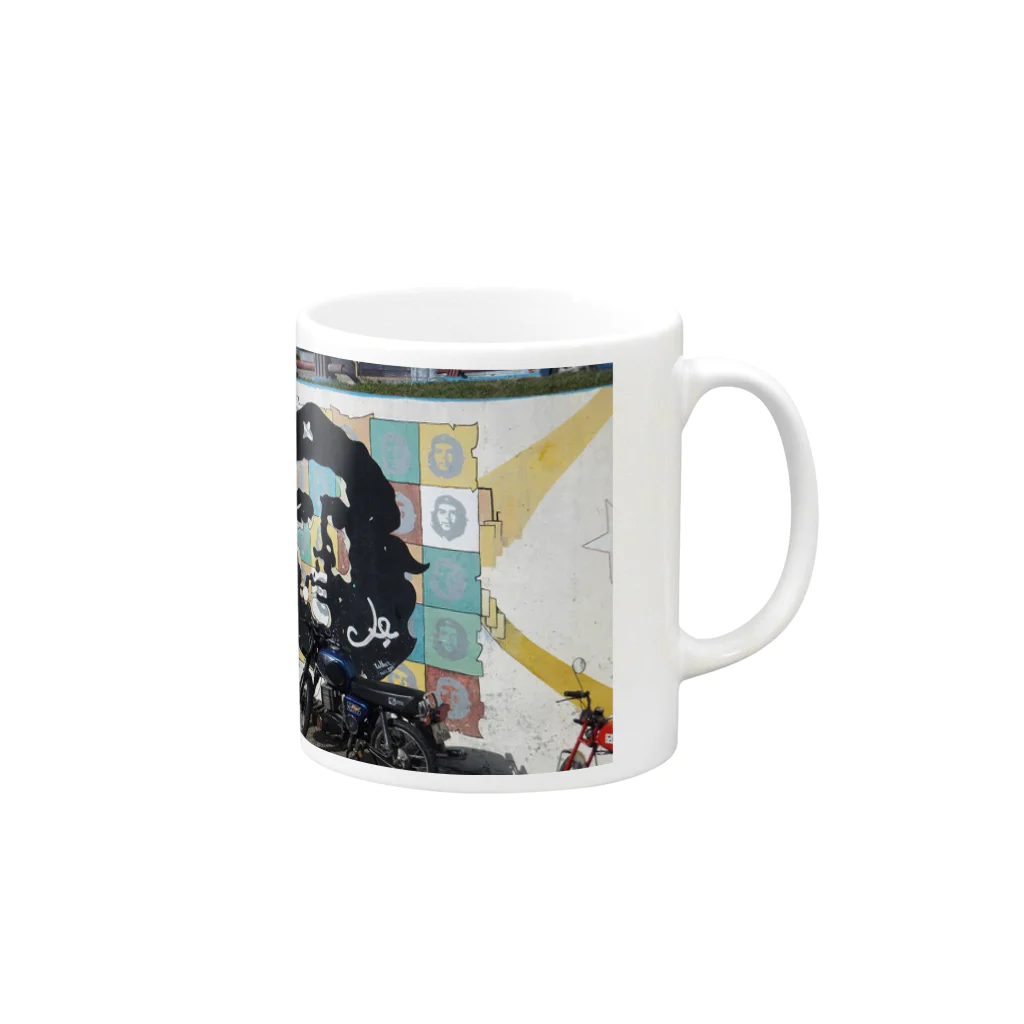 A.のマグカップ Mug :right side of the handle